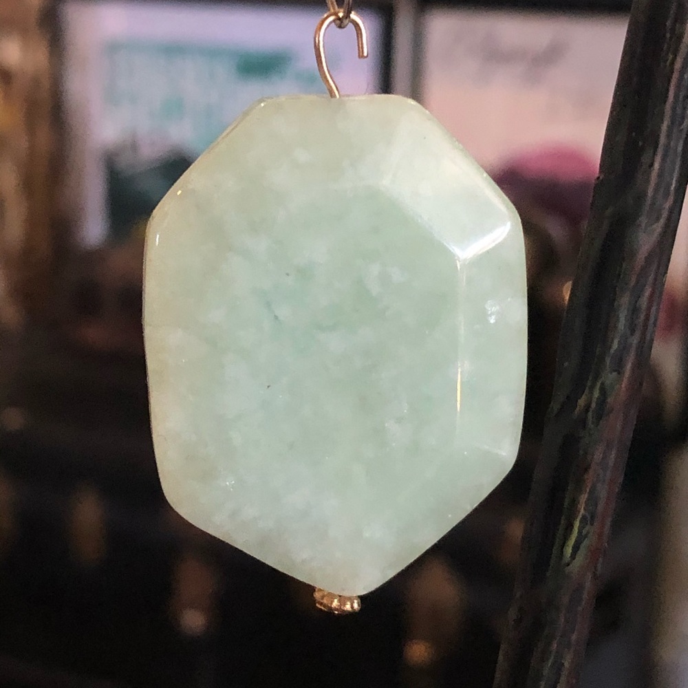 Jade Stone Necklace Pendant